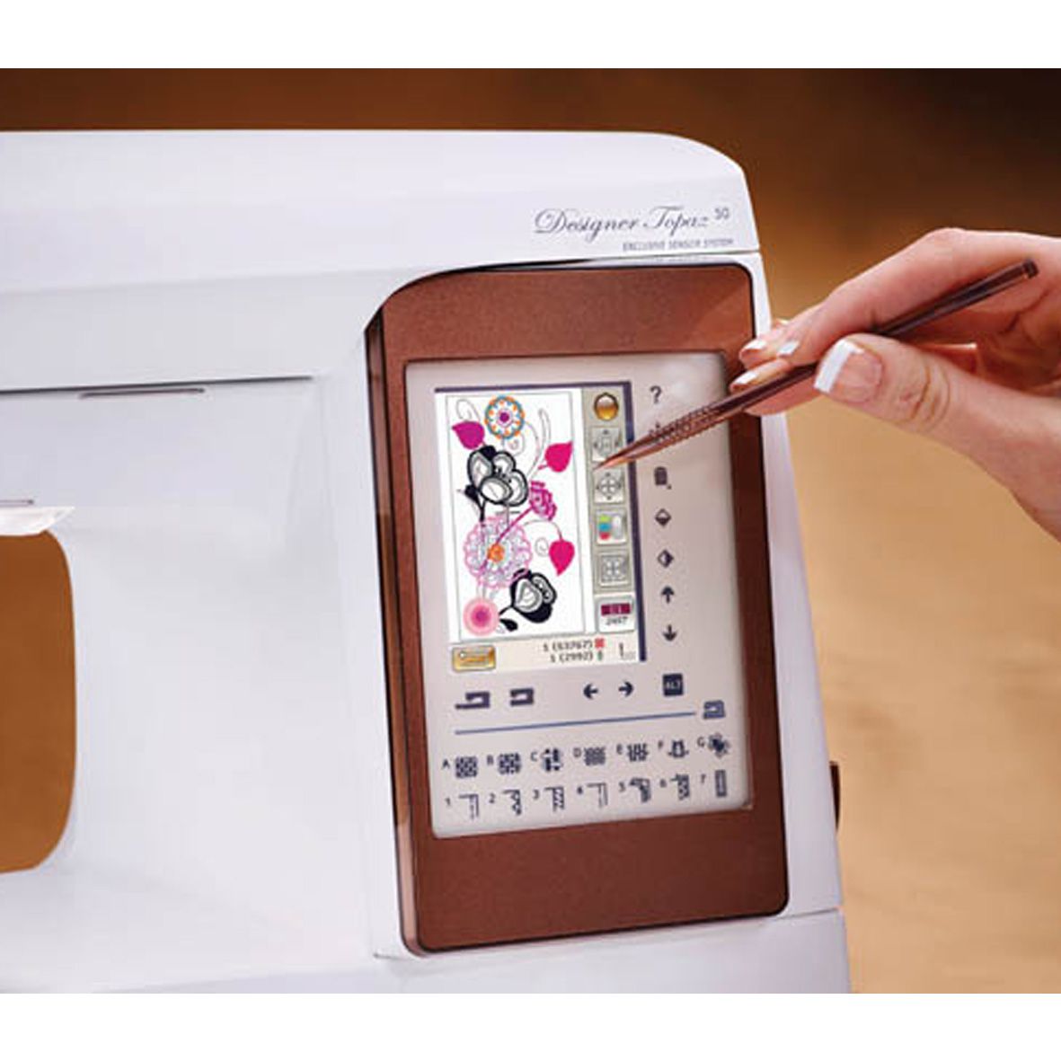 Husqvarna Viking Designer Topaz 50 Frank Nutt Sewing Machines Ltd