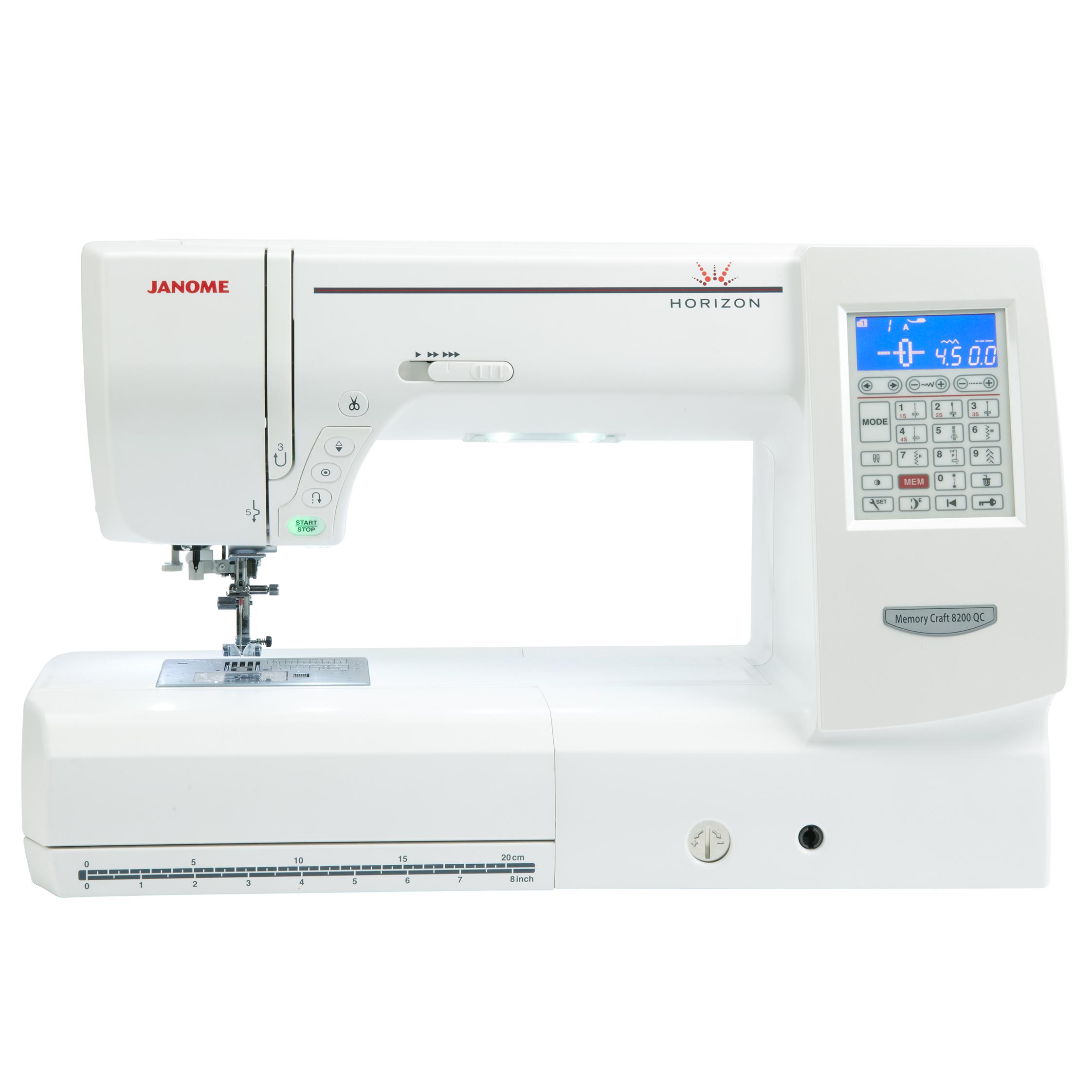 Janome Horizon 8200QCP Frank Nutt Sewing Machines Ltd Buy online