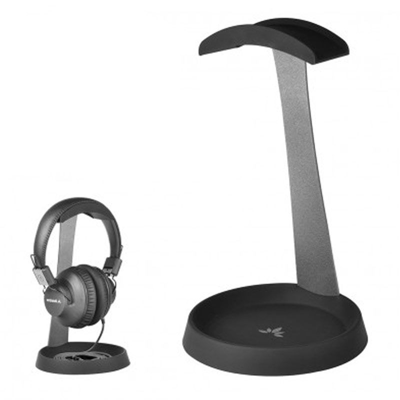 Avantree Silicone Headphone Stand With Cable Holder - Black