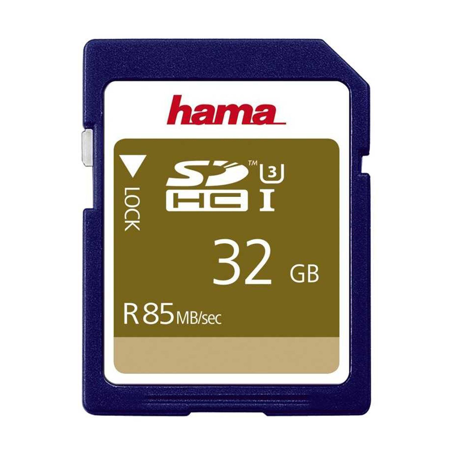 Hama 32GB SD Card (SDHC) UHS-I U3 - 85MB/s