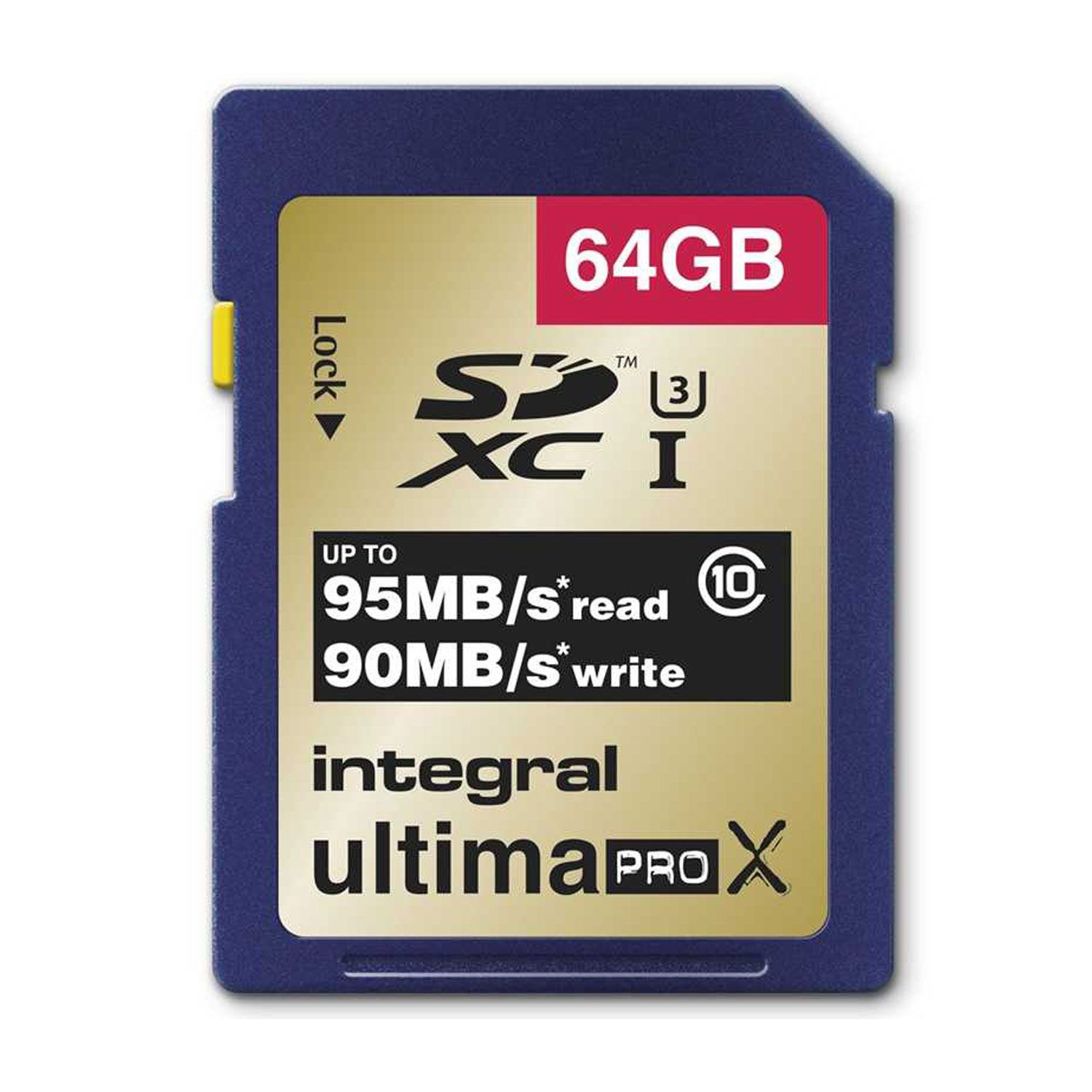 Integral 64GB Ultima PRO X SD Card (SDXC) UHS-I U3 - 95MB/s
