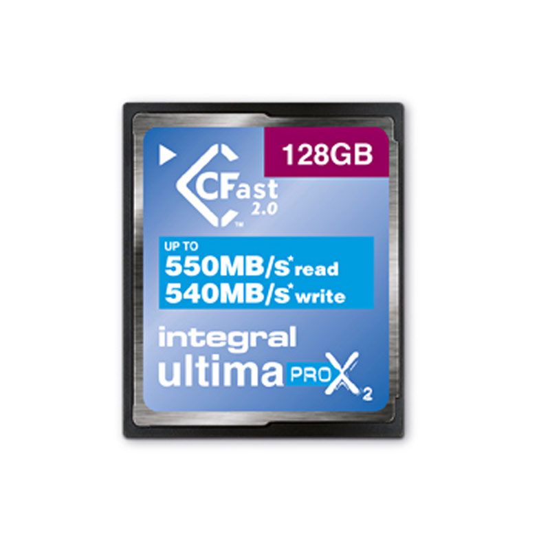 Integral 128GB UltimaPRO-X2 CFast 2.0 Card - 550MB/s