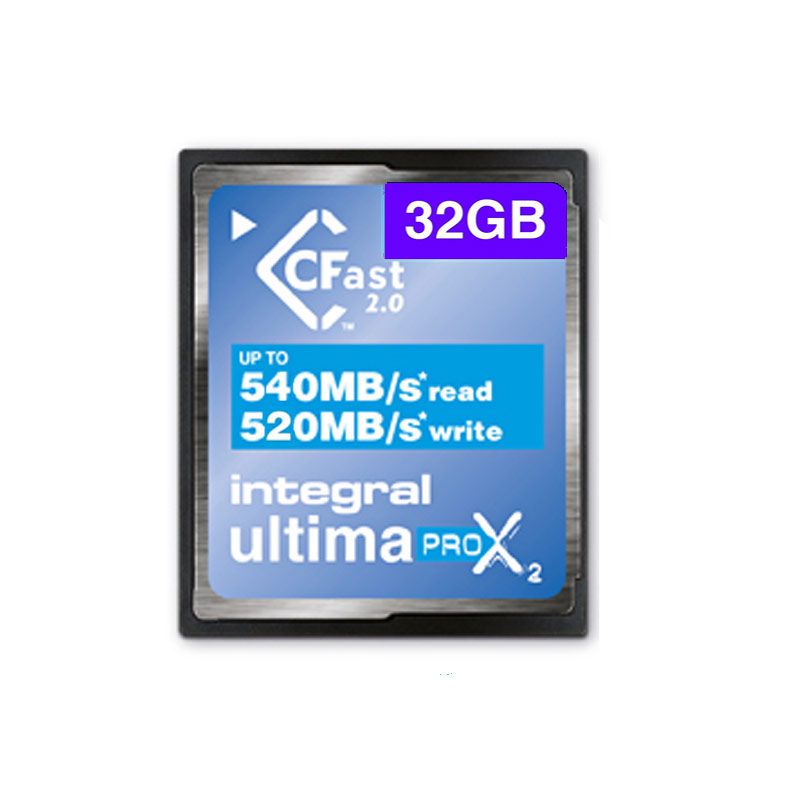 Integral 32GB UltimaPRO-X2 CFast 2.0 Card - 540MB/s