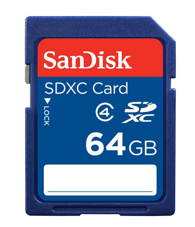 SanDisk 64GB SD Card (SDXC) 15MB/s £22.99 Free Delivery MyMemory