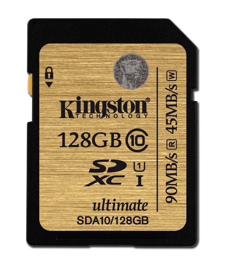 Kingston 128GB Ultimate SD Card (SDXC) - 90MB/s