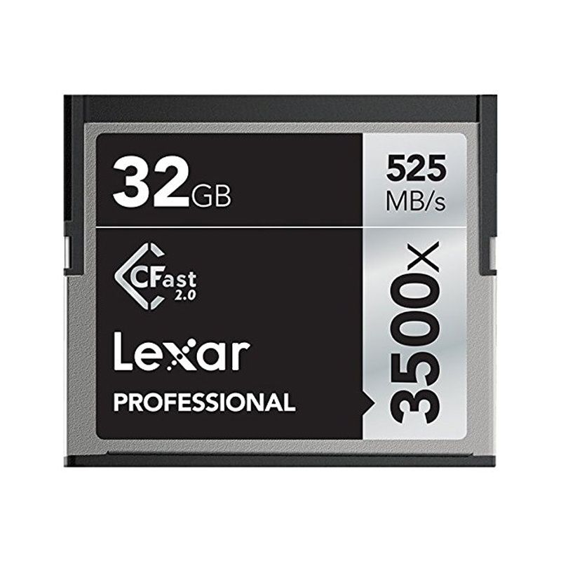 Lexar 32GB 3500X Professional CFast 2.0 Card - 525MB/s