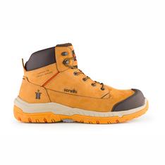 Scruffs TWISTER Safety Hiker Work Boots Tan Men's Steel Toe Cap Sizes 7-12 