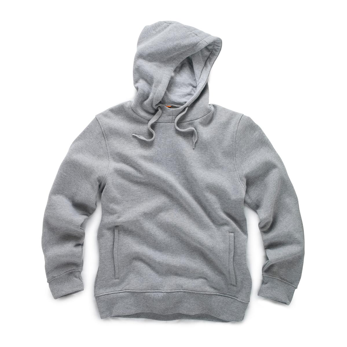 Scruffs Trade Work Hoodie Black Men's Sweatshirt XL Hooded Jumper Workwear Top