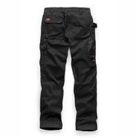 Scruffs Worker Plus Pantaloni Combat Cargo Lavoro Pantaloni Nero-Taglia 30" regolare 