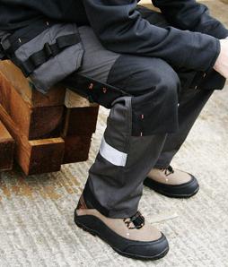 SCRUFFS Work Trousers 3D TRADE Hard-Wearing CORDURA FABRIC Knee Pad Pockets 