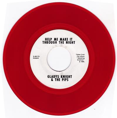 Image for Help Me Make It Through The Night/ Same:  Red Vinyl Special Promo