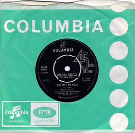 Major Lance - Too Hot To Hold / Dark And Lonely - UK Columbia