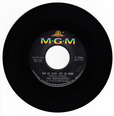 Out Of Sight, Out Of Mind/ It's Gonna Take A Miracle