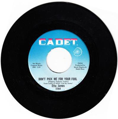 Image for Don't Pick Me For Your Fool/ It Must Be Your Love