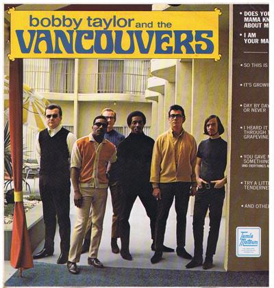 Bobby Taylor & The Vancouvers/ 1969 Uk Mono Copy