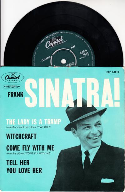 Sinatra/ 1958 Uk 4 Track Ep With Cover