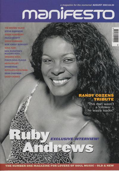Randy Couzens Tribute/ Ruby Andrews Exclusive Intervi