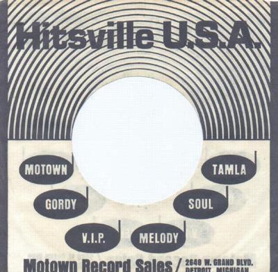 Motown Usa Genric Sleeve For All Labels/ Motown,gordy, Vip, Soul, Tamla