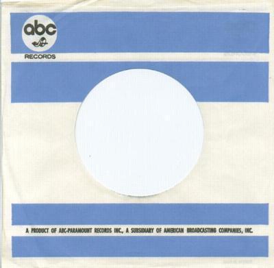 Abc Original45 Usa Sleeve 1966 To 69/ For Abc And Abc-paramount 45