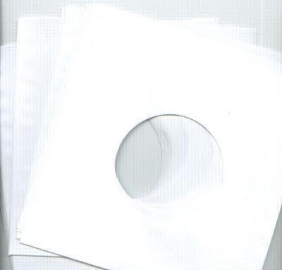 50 X White Paper Sleeves/ For Postage See More Info
