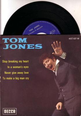 Image for Tom Jones: 4 Track Ep With Cover/ To Make A Big Man Cry + Stop B