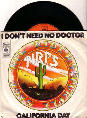 Image for I Don't Need No Doctor/ California Day