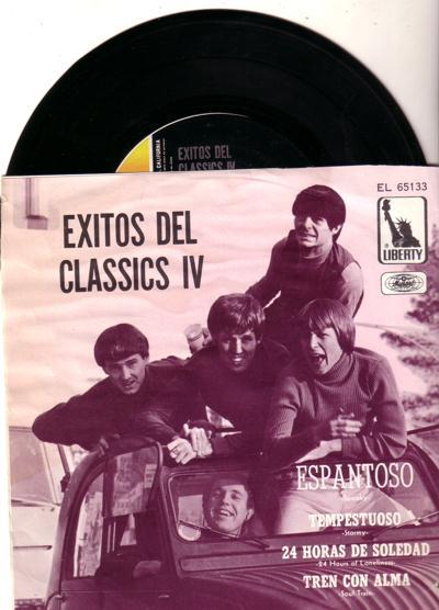 Exitos Del Classics Iv: Inc: Stormy/ 1968 4 Track Ep With Cover