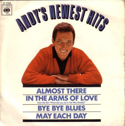 Andy's Newest Hits/ 1966 4 Track Uk Ep With Cover
