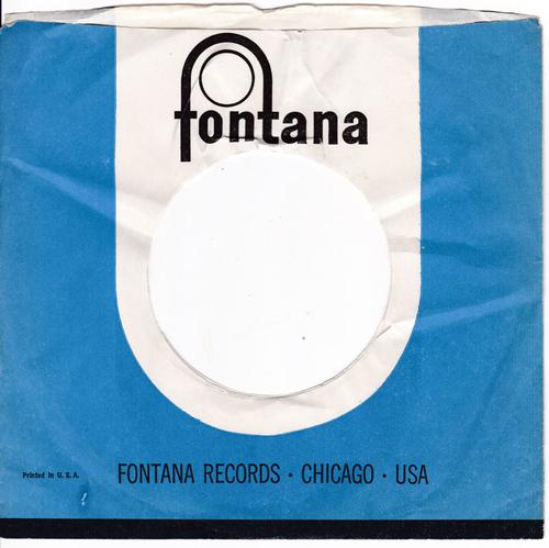 Fontana Sleeve For Uk 45s 1965 - 1970/ Original Uk Company Sleeve