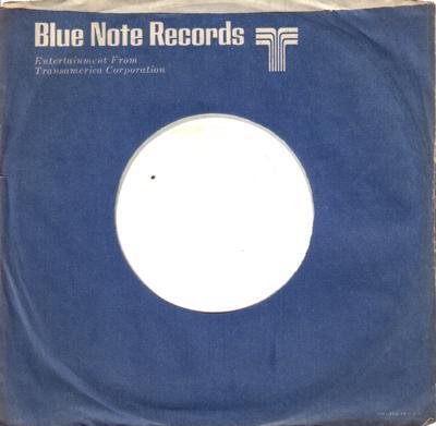 Blue Note Company Sleeve 1969-72/ Original 45 7