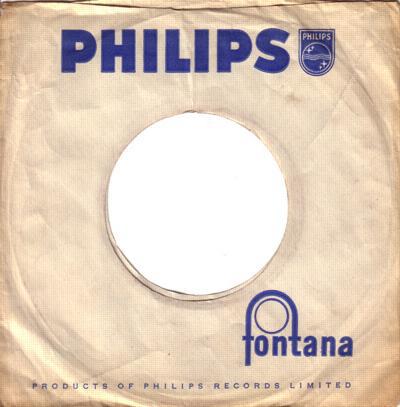 Uk Sleeve For Philips Or Fontana/ Uk 1960 - 1965