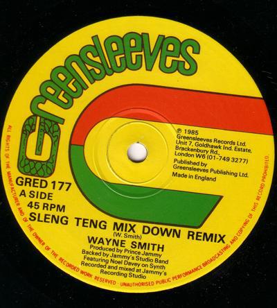 Sleng Teng Mix Down Remix/ Cry For Me