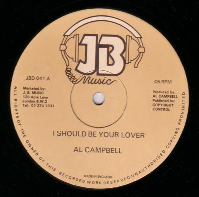 Image for I Should Be Your Lover/ Lover Man Style