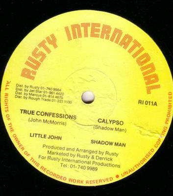 Image for True Confessions + Calypso/ Rock With Radics