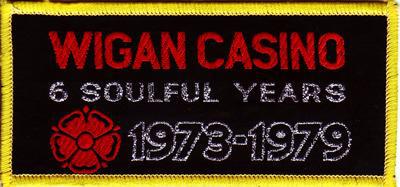 Wigan Casino 6 Soulful Years 1973-1973/ 10 By 5.00cm Original Patch