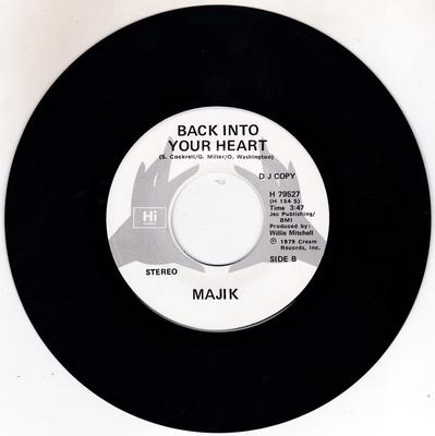 Image for Back Into Your Heart/ Same: 3:47 Mono Version