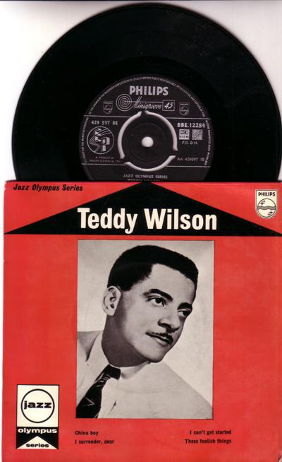 Teddy Wilson At The Piano/ 1957 Uk 4 Track Ep With Cover