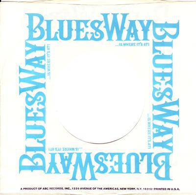 Bluesway Usa Company Sleeve 1967 -68/ Original Company Sleeve