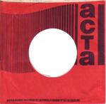 Image for Acta Original Company Sleeve 1967 - 68/ Usa Acta 45 Sleeve