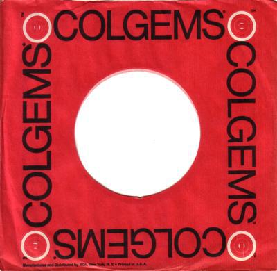 Colgems Usa Sleeve 1966 - 1969/ Original Company Sleeve