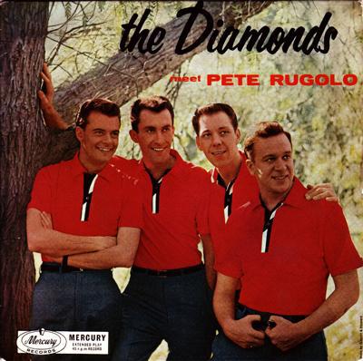 Diamonds Meet Pete Rugolo/ 1958 Uk 4 Track Ep Wit Cover
