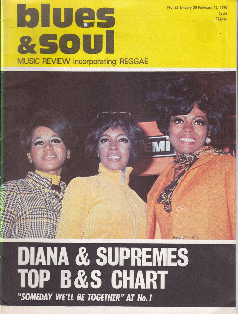 Blues & Soul January 30 1970/ Diana & Supremes Top B&s Chart