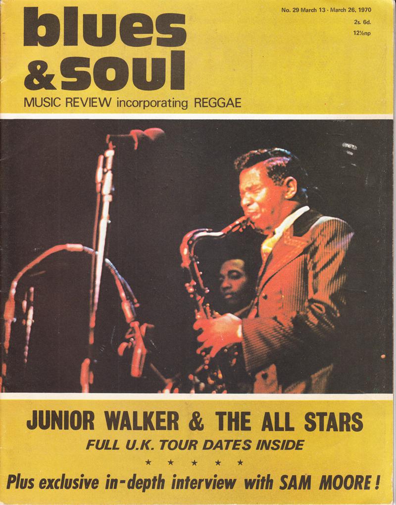 Blues & Soul March 13 1970/ Jr. Walker Uk Tour Dates