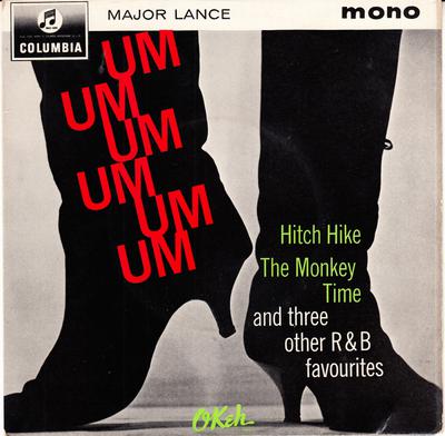 Major Lance - Um, Um, Um, Um, Um, Um / The Monkey Time, Hitchhike, Delilah + 3 - Columbia SEG 8318 EP PS