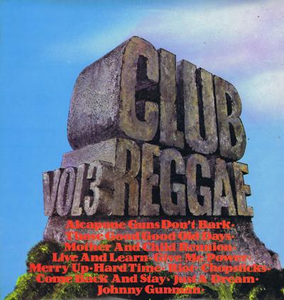 Club Reggae Volume 3/ Original 1972 Uk Press