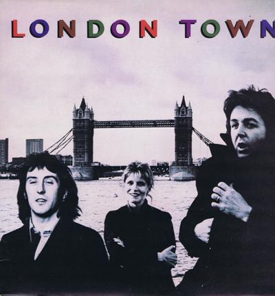 London Town/ 1978 Uk Press With Poster