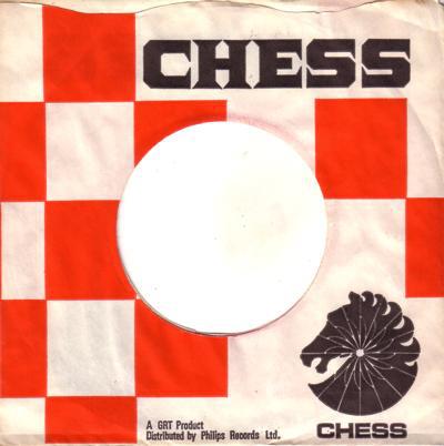 Uk Chess Sleeve Distributed By Philips/ 1971 To 1974 Blue Uk Chess 45s