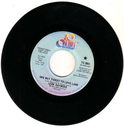 One Way Ticket To Love Land/ There Ain't Enough Hate Around