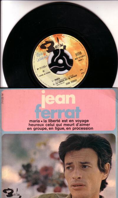 Jean Farrat/ 1967 French Ep With Cover