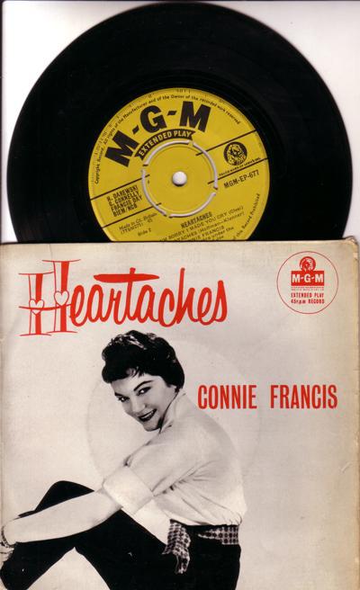 Heartaches/ Original 1958 Ep With Cover
